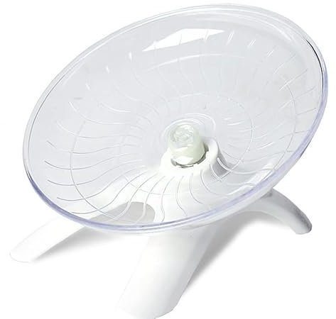 Hamster springer sporthjul, hamster flygande tefat, tyst löpning träningshjul, flygande tefat hamster löparhjul, plast löparhjul, för hamstrar, gerbils, råtta och andra små djur