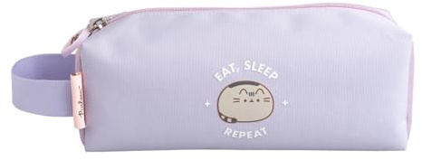 Grupo Erik Estuche Pusheen - Estuche Escolar niña │ Estuches Escolares Adolescentes con asa y Cierre Cremallera, Material Escolar y papeleria Kawaii Vuelta al Cole