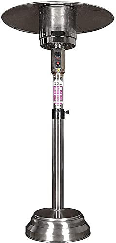 Radiateurs De Terrasse Chauffage De Terrasse 13 KW, Chauffage Au Gaz Sur Pied Avec Parapluie Extérieur Avec Couvercle, Hauteur Réglable De 1,4 À 2,0 M For Le Chauffage Des Espaces Extérieurs Des Fêtes