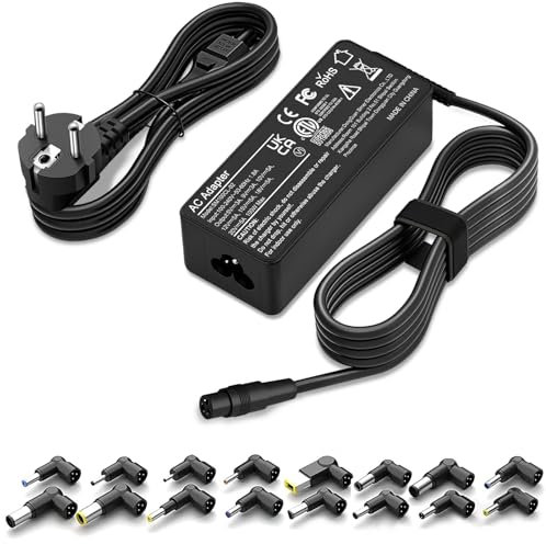 90W Universal ladegerät mit 16 Adapterspitzen + Überspannungsschutz für Dell, HP, Acer, ASUS, S amsung, Sony, Fujitsu, Gateway Notebooks/Ultrabooks/Chromebooks Charger Netzteil Ac Adapter – 100-240V
