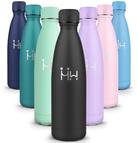 HoneyHolly Botella agua Acero Inoxidable, Botella Termica - 750ml sin BPA, Botella de Agua Deportiva, Doble Pared al Vacío a Prueba de Fugas, Cantimplora Termica para Gimnasio