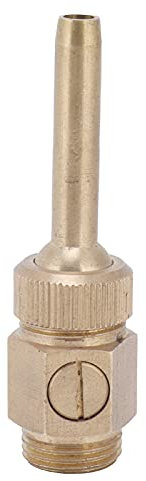 Tissting Ugello della Fontana in Ottone con Fili Esterni, Testa di irrigatore a Getto di direzione Regolabile, ugello della Fontana Universale, ugello a Flusso Diretto Integrato (4 Punti 1/2)