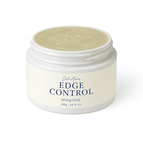 Silk Aura Edge Control hårgel, stark och långvarig stadga, icke-fet styling pasta för babyhår, flätor och hårfäste, anti-frizz, för alla hårtyper, 100 ml (3,4 oz)