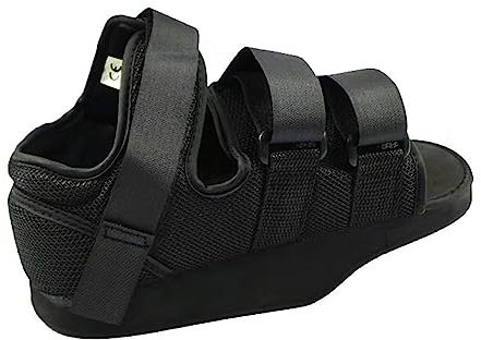 RUIXIA Post Op Recovery Shoe, Adjustable Forefoot Offloading Walking Boot for Broken Toe, Metatarsal Fracture, Bunion Surgery, Diabetic Foot Ulcer, Lightweight Orthopedic Healing Sandal for Men Women