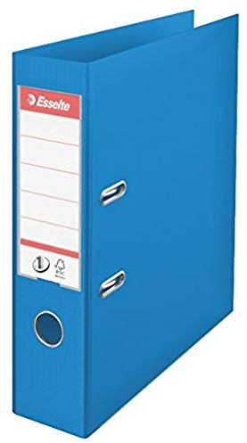 Esselte A4 Lever Arch File, Blue, 72mm Spine, Plastic, Vivida Range, 624067