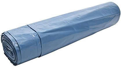 250 Müllsäcke Plastiksäcke Müllbeutel blaue Säcke Mülltüten blau 120l T60 reißfest 700x1100mm 10x25 auf Rolle