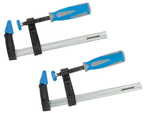 Silverline Tools 590588 - Mordazas Extensibles, Multicolor, 2 pzas (150 x 50 mm)