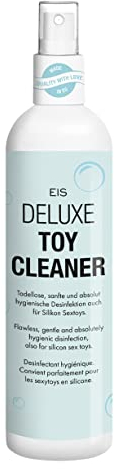 EIS Deluxe Toy Cleaner | Desinfektionsmittel für Silikon & Latex geeignet | Desinfektionsspray für Sexspielzeug | Pflege und Cleaner für dein Sex-Toy | reinigt gründlich & materialschonend | 300ml