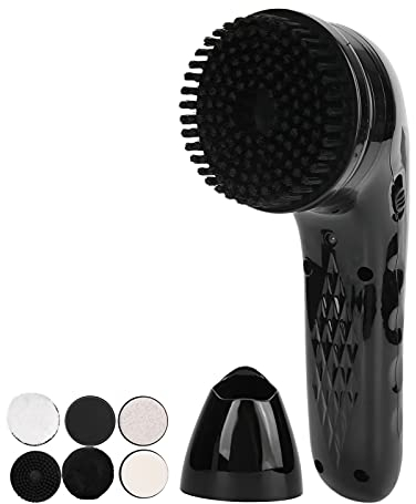 Lucidascarpe Elettrico, Kit Portatile per la Cura della Pelle, Kit Lustrascarpe Elettrico, Kit Lustrascarpe in Pelle per la Pulizia e Lucidatura delle Scarpe(nero)