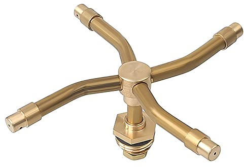 Frunimall 4 Arm Automatisches Rasensprenger Große Flächen,360 ° Rotationssprüher Bewässerungssystem,Gartensprenger,Wassersprenger Garten,Lawn Sprinkler