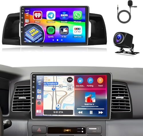Android Car Radio for Toyota Corolla EX 2005-2012 with CarPlay Android Auto