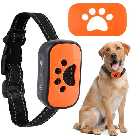 Anti Bark Collars for Dogs, Rechargeable Bark Collar with 7 Adjustable Sensitivity Levels, Smart Dog Barking Collar Humane Vibration Beep Anti Barking Device for Small Medium Large Dogs