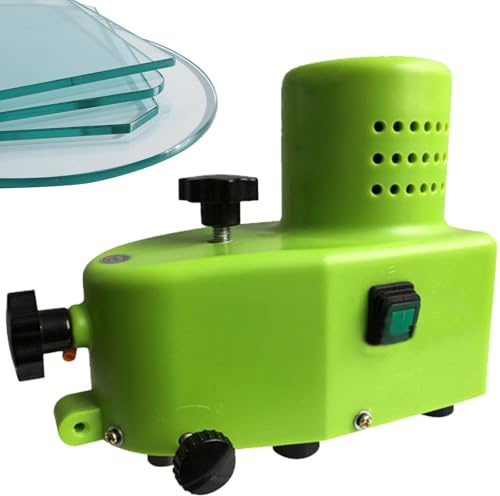 petite coupe-bordure en verre portative de 220V 800W, Machine de bordure de verre électrique, Meuleuse de bord à bord biseauté rond droit Machine à polir les bords