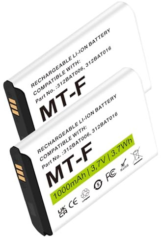 Akku für AVM Fritz!Fon C5, YISHDA 1000mAh Li-Ionen Neuer Verbesserter Ersatzakku für AVM Fritz!Fon C5, C4, M2, Fritzfon Telefon 312BAT006, 312BAT016,312BAT006CS-FVM446CL (2 Stück)