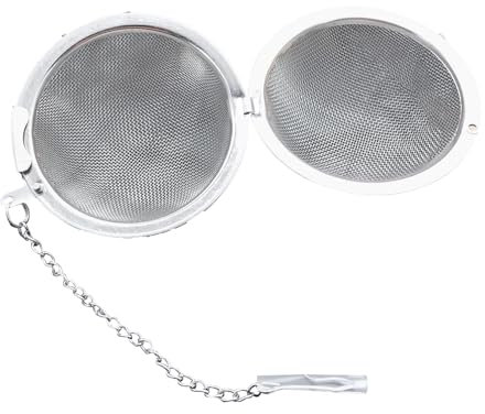 Infusore Per Tè, Infusore Per Tisane A Rete Extra Fine, Filtri A Rete In Acciaio Inossidabile Con Gancio A Catena E Maglia Extra Fine, Colino Per Aromatizzare Spezie E Cond