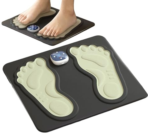 Tapis Massant pour Pieds - Appareil de Massage Électrique pour Pieds - Massage Rechargeable Relaxation Musculaire avec 7 Modes pour Athlètes Jeunes Adolescents Mère Père Hommes