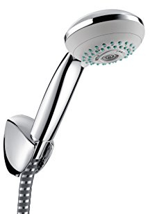 hansgrohe Crometta 85 Duschkopf, inkl. Duschkopfhalter, 3 Strahlarten, Chrom