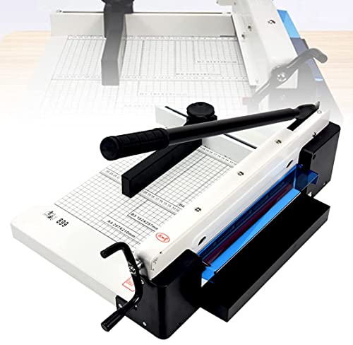 CYMYYDS Papierschneider, Profi Fotoschneider Hebelschneider, Papierschneider Trimmer für Schule & Büro, Automatischer Sicherheits Sicherung