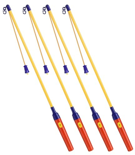 REDTRON 4er LED Linterna Palo Eléctrico 50cm para San Martín, Linterna San Martín Niños Palo eléctrico para procesiones de linternas, procesiones de San Martín, estilo Halloween 3