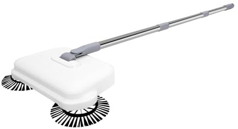 QRANSEUYXY Barredora de suelo con cabezal giratorio de 360°, barredora de alfombras para casa, oficina, restaurante