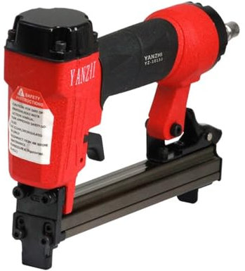 Pistola de Clavos Electrica, Pistola grapadora neumática/clavadora de clavos, clavadora y grapadora con acabado, clavo de 1,2x0,6mm, 4-7bar for proyectos de bricolaje y tapicería