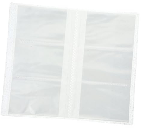 UTHCLO Carpeta De Álbum De Gelatina Libro De Billetes Portátil Álbum De Tarjetas De Memoria Organizador De Entradas Para Coleccionismo Para Guardar Recuerdos De Viajes