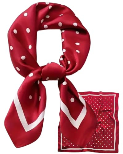 LEBOOBELL Foulard Carré en Soie pour Femmes 71x71cm Bandana grand modèle Écharpe Paisley Accessoire cheveux élégant