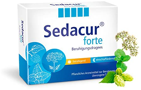 Sedacur forte 100 Dragees - bei Einschlafstörungen & Unruhezuständen - pflanzlich - schlafmittel