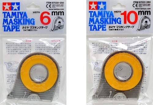 Tamiya Set of 2 Masking Tape Dispensers - 6mm & 10mm