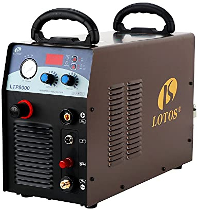 Lotos Technology LTP8000 - Cortador de plasma de aire sin contacto (80 A, 220 a 240 V, corte limpio), color azul