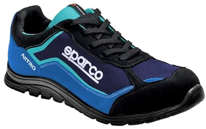 SPARCO - Nitro Petter ESD S3L SR FO - Chaussures de sécurité Unisexes pour la Course à Pied - Chaussures de Travail hydrofuges - Embout Composite - Semelle antidérapante - Respirantes - EU 41