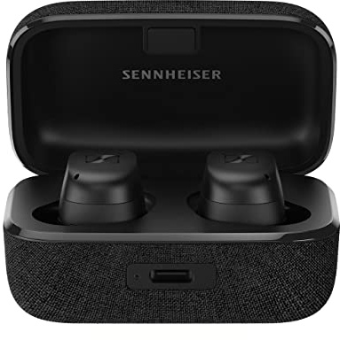 Sennheiser Momentum True Wireless 3 Bluetooth Kopfhörer Musik Anrufe适应性降噪 IPX4 Qi 充电 28 小时 黑色