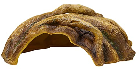 Reptilienversteck Baumstumpf Schlangenversteck und Höhlenversteck Terrarium Habitat Reptilienzubehör Dekor Leopardgecko Habitat Unterschlupf für Bartagame Eckenechse Spinne Frosch Amphibien braun