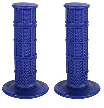 Tbest Poignée Moto Bleu Poignet Guidon Dirt Bike DT 125 Poignée De Guidon De Moto 22mm 7/8 Poignée Guidon Souple En Silicone Pour Pit Dirt Bike Moto