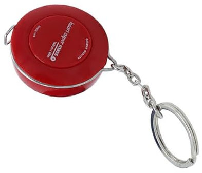 NIHENHAO Mètre ruban télescopique automatique pour mesure du corps et perte de poids Rouge 150 cm