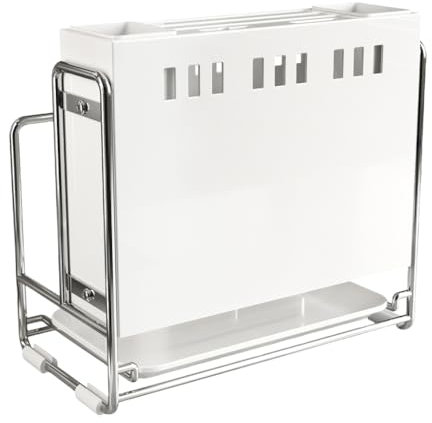 Eleganti organizer per coltelli da banco con funzione drenante, versatili da appendere alla parete, robuste costruzioni in ferro