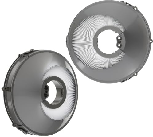DuraSpares 2 x Post Motor HEPA Allergy Filter Compatible with Dyson DC75 Cinetic AnimalBig Ball Premium Replacement Vacuum Cleaner Filter High Efficiency Dust & Pollen Filtration