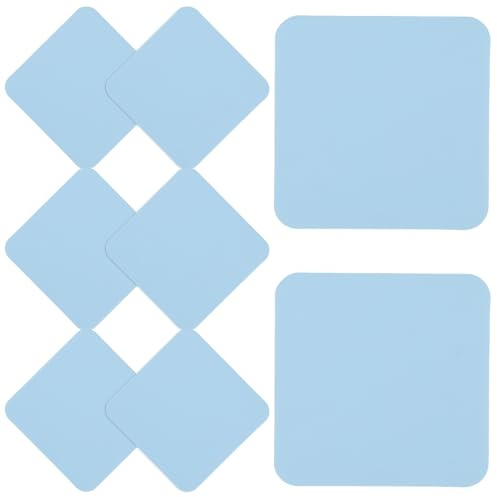 HEMOTON 8 Stück Pack Wiederverwendbare Silikon Topfuntersetzer mit Rutschfester Küchenmatte für Heiße Speisen Anti Scalding Topfzubehör für Küche und Zuhause