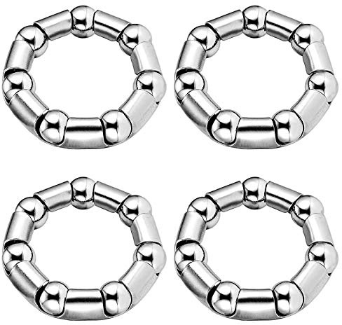 Lanturn Bicycle Crank Bearing 4 Pcs Ball Bearings for Bike Crank Bottom Bracket, KidsStretch Bicycle, 516 x 7 ball