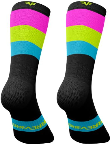 IRREVERENT Calzini Tecnici Sportivi a Compressione, studiati per Alte Prestazioni nella Pratica Sportiva di Corsa, Ciclismo, CrossFit, Palestra.