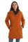 killtec Damen Funktionsparka/Parka mit abzippbarer Kapuze KOW 165 WMN PRK, dark curry, 44, 37726-000