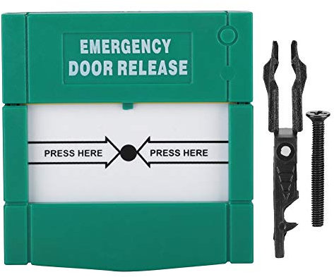 Botón de salida de emergencia, Botón de rotura de vidrio Botón de liberación de emergencia Botón de liberación monopolar Para cajas de emergencia contra incendios