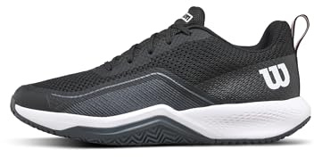 Wilson Rush Pro Lite Tennis Shoe, Men's, Size 11, Black/Ebony/White