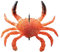 BOTCAM Crab Bait Tackles Simulation Fishing Blackfish Fishing Anzahl Wirbel Hund (Orange, One Size)