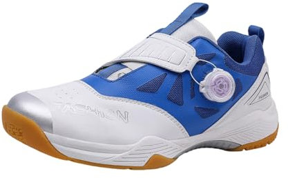 Kraftpaid Scarpe da Tennis da Uomo,Scarpe da Ping Pong da Badminton,Scarpe da Allenamento da Tennis,Scarpe da Badminton,Scarpe per Badminton Adulto,Suitable for Indoor Tennis,Squash,Table Tennis