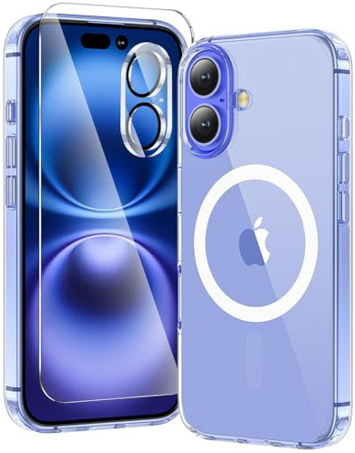 toushion 3 in 1 for iPhone 16 Case Clear