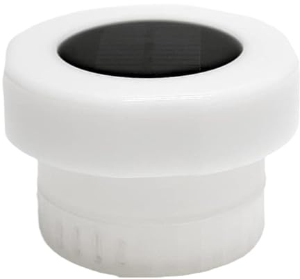 Flotador De Tabletas De Cloro - Dispensador De Cloro Para Piscina LED | Dispensador De Cloro LED Para Piscina Impermeable, Flotador De Cloro Impermeable De Energía Solar Con Luz Para Piscina