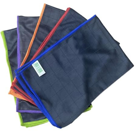 Generico Rags di piatti, tessuti per lavare i piatti | 5x panni da per piatti di asciugatura,15.7x23,6 pollici di stracci per la pulizia in microfibra, asciugamani grandi per cucina, soggiorno, bagno
