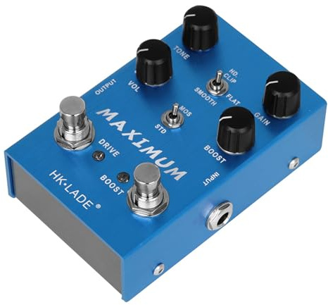 YUXITA Overdrive Guitar Effect Pedal DC9V Electric Guitar Effect Pedals Overload Overdrive Effector Effect Device Enduring