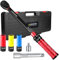 ATsafepro Drehmomentschlüssel 1/2 Zoll, 20-230 Nm 7 tlg. Drehmomentschlüssel Set mit 3 Stecknüsse (17mm, 19mm, 21mm), 1/2-3/8 Adapter, 125 mm Verlängerungsstange, ±3% Genauigkeit